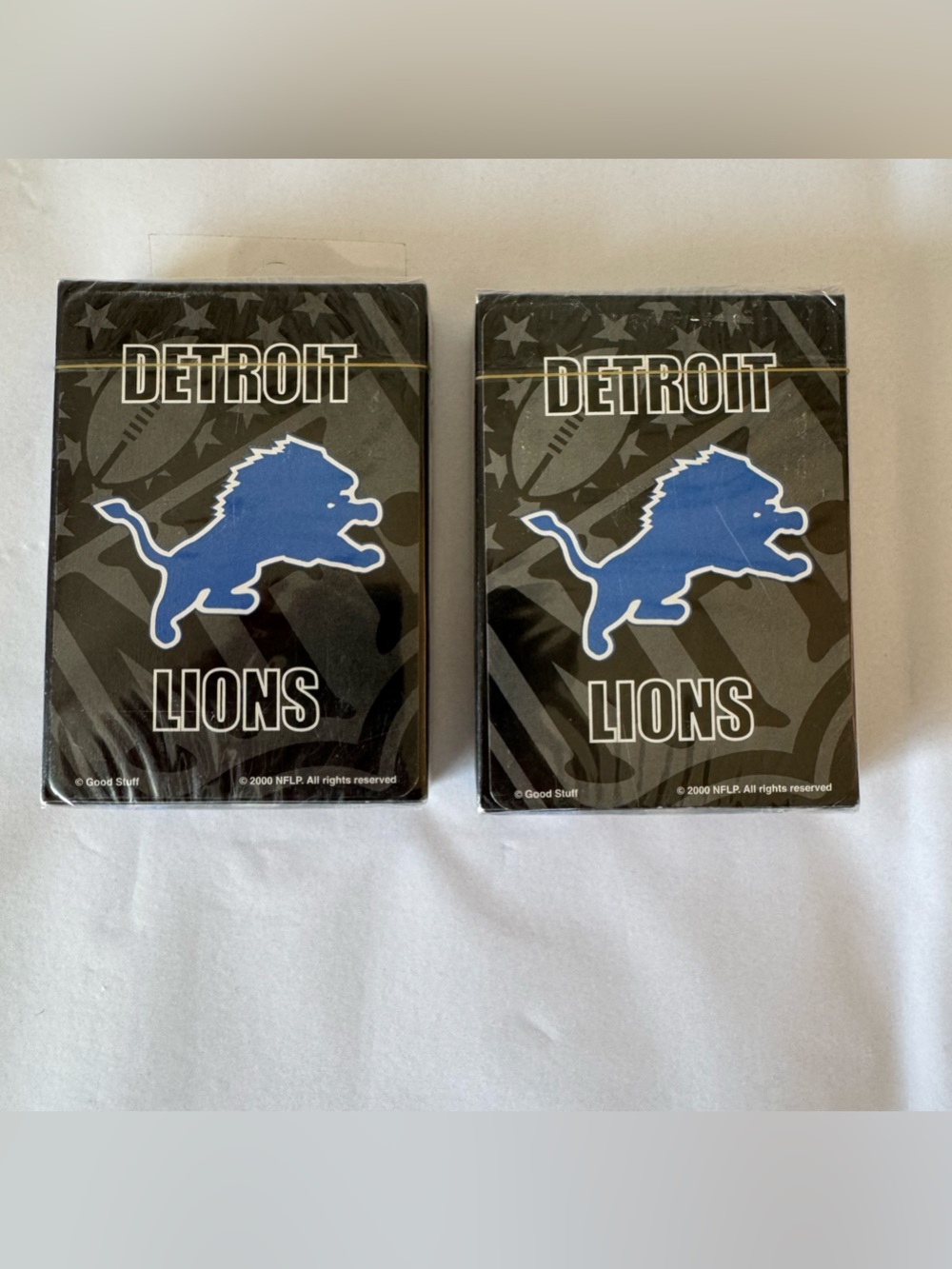 New! VINTAGE Detroit Lions Playing Cards 1999